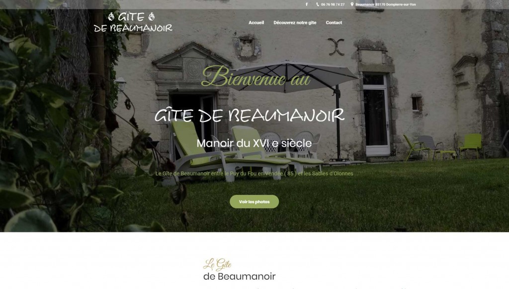 création site web vendée création site web gîte vendée