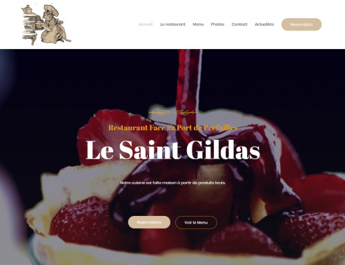 Création site internet Restaurant à Préfailles